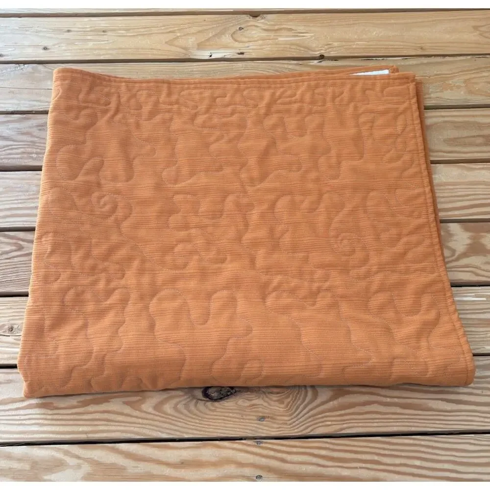 Vintage Komforters For Kids Handmade Clown Quilt Size 38x40 Orange R2